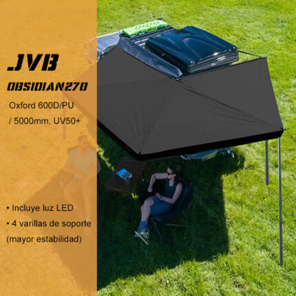Toldo lateral 270º JVB para coche
